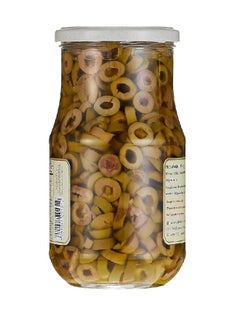 حلواني Halawani Bros Mukhtara Sliced Green Olives, 325g  - Image 2