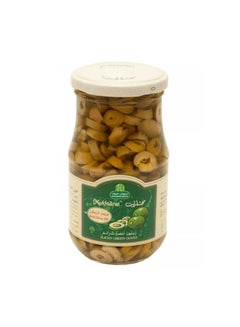 حلواني Halawani Bros Mukhtara Sliced Green Olives, 325g  - Image 1