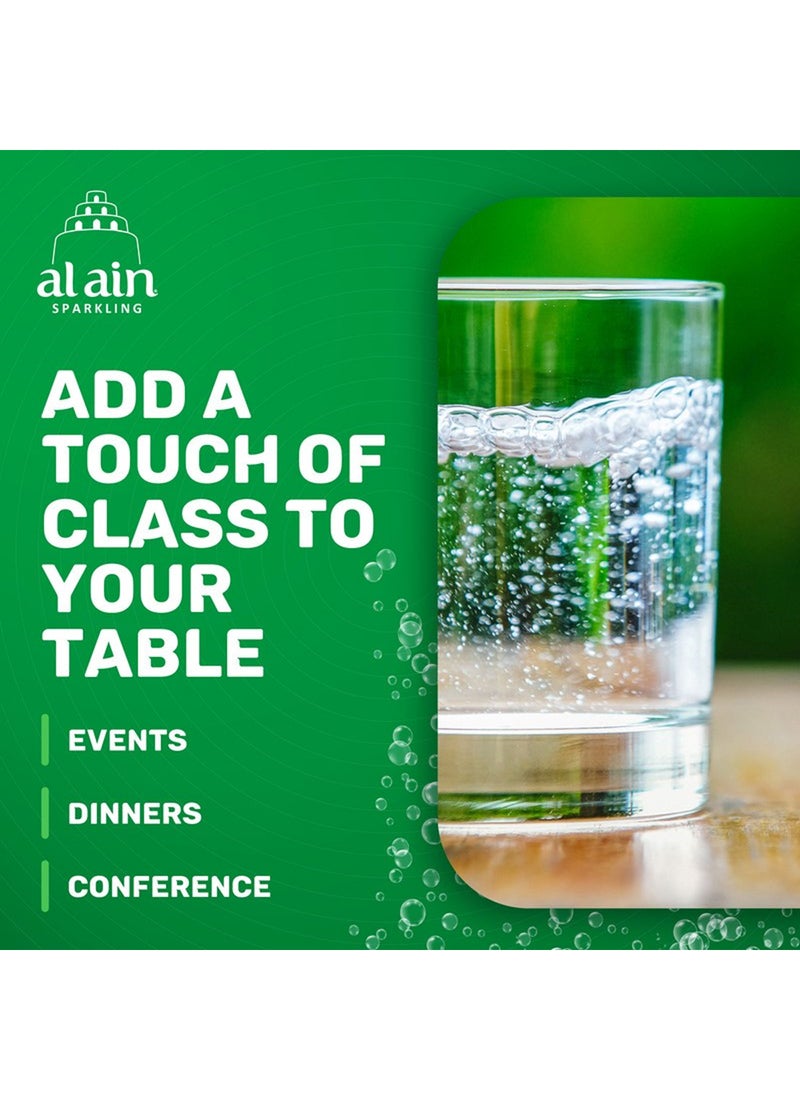 Al Ain - Glass Bottled Sparkling Water 330ml Pack of 6 - Image 1