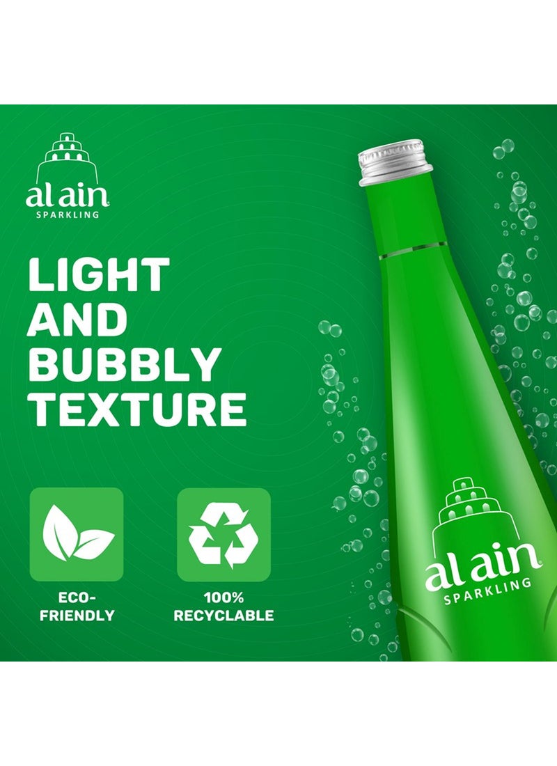Al Ain - Glass Bottled Sparkling Water 330ml Pack of 6 - Image 1