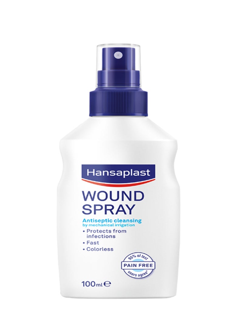 Hansaplast - Wound Cleansing Spray Antiseptic Cleansing By Mechanical Irrigation Protects From Infections Easy To Use - Image 1