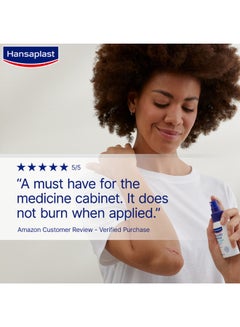 Hansaplast Wound Cleansing Spray Antiseptic Cleansing By Mechanical Irrigation Protects From Infections Easy To Use  - Image 4