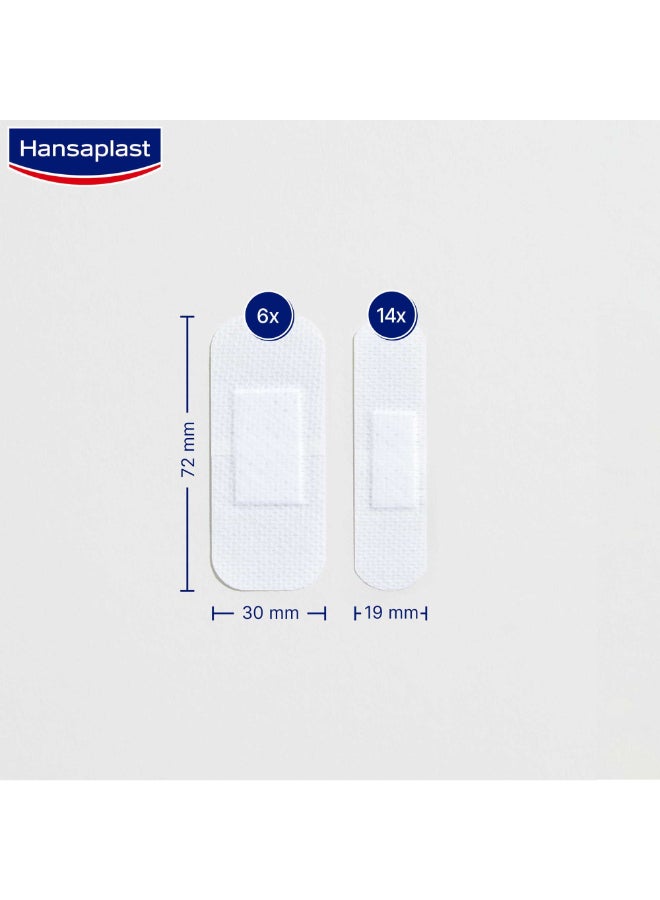 Hansaplast Sensitive Wound Plasters Extra Skin Friendly For Optimal Healing Skin Friendly Adhesion Non-Stick Wound Pad Soft And Breathable Plasters 20 Strips  - Image 5