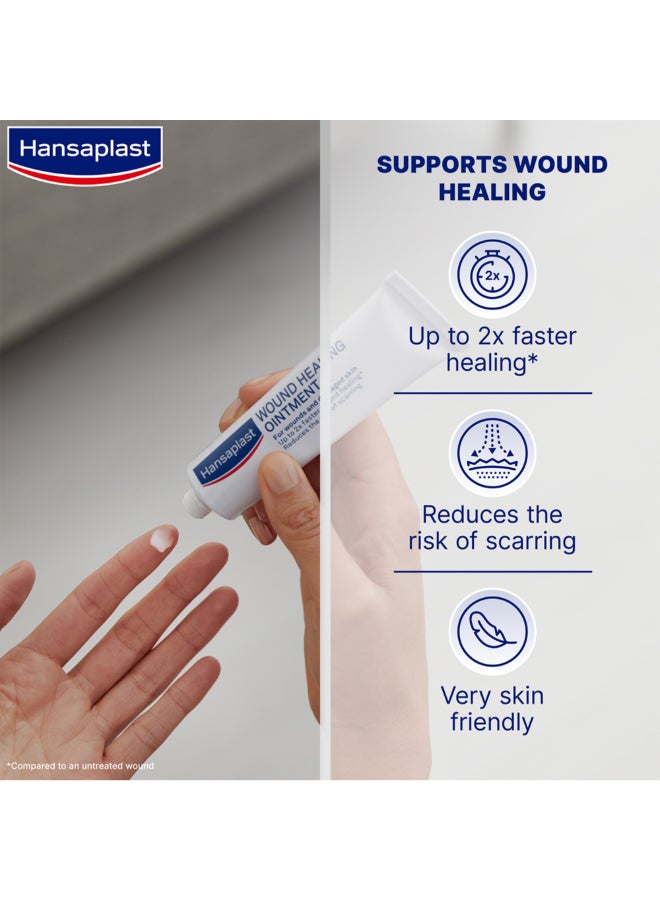 Hansaplast Wound Healing Ointment Supports Wound Faster Healing Reduces Risk Of Scarring Very Skin Friendly Suitable For Babies Free Of Animal Derived Substances 50g  - Image 3