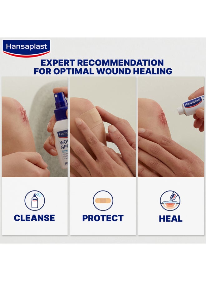 Hansaplast Wound Healing Ointment Supports Wound Faster Healing Reduces Risk Of Scarring Very Skin Friendly Suitable For Babies Free Of Animal Derived Substances 50g  - Image 4