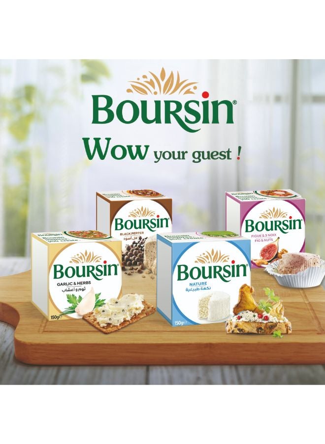 Boursin - Soft Cheese Fig and Nuts Creamer 150grams - Image 1