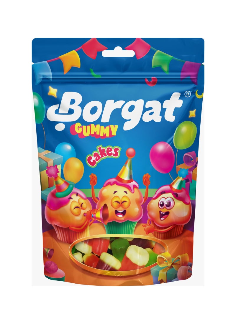 بورجات حلوى مضغ على شكل كيك 80جرام