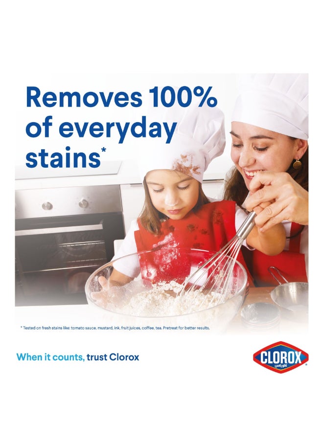 كلوركس مزيل بقع فعال للملابس أبيض 500ملليلتر - Image 2