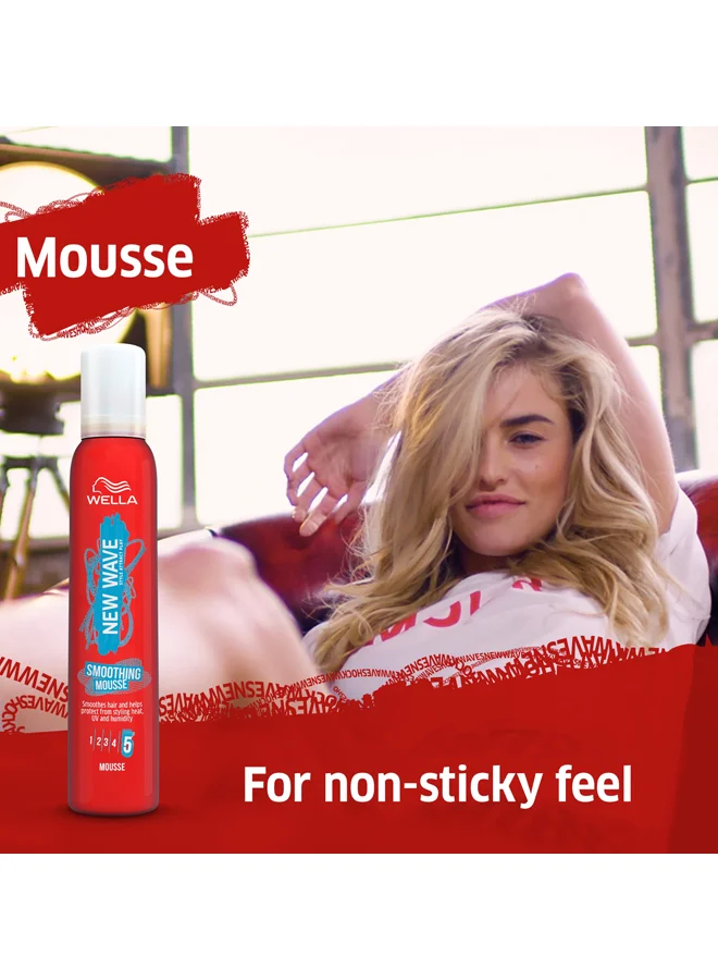 WELLA New Wave Smoothing Mousse Multicolour 200ml