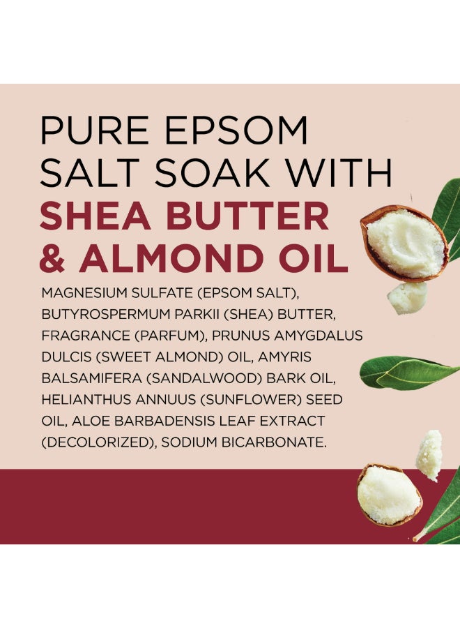 Shea Butter & Almond Oil Epsom Bath Salt 1360ml