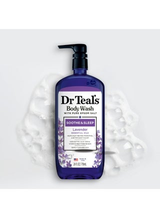 Epsom Salt Body Wash with Lavender for Soothe & Sleep - Ultra-Moisturizing Formula Calms & Nourishes for a Better Night's Sleep 710ml - view 3