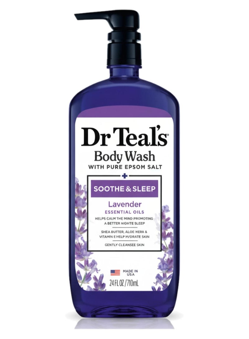 دكتور تيل غسول الجسم بملح إبسوم واللافندر 710ملليلتر - Image 1