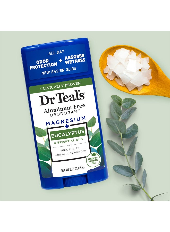 Dr Teal's - Eucalyptus Aluminium Free Deo 75grams - Image 1