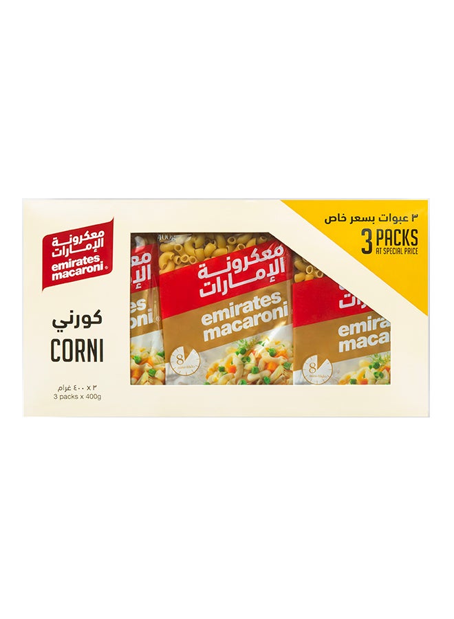 Emirates Macaroni - Corni 400grams Pack of 3 - Image 1