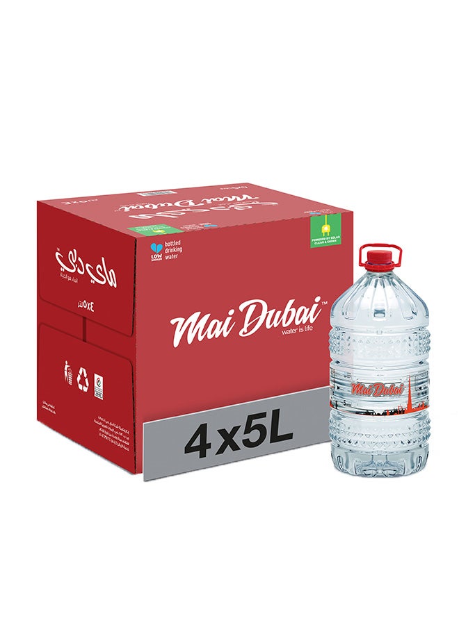 مياه معبأة 5لترات عبوة من 4 قطع