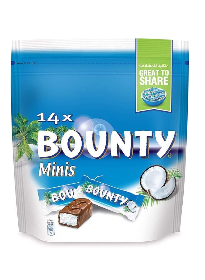 Minis Chocolate Bars 14 Pieces 375grams