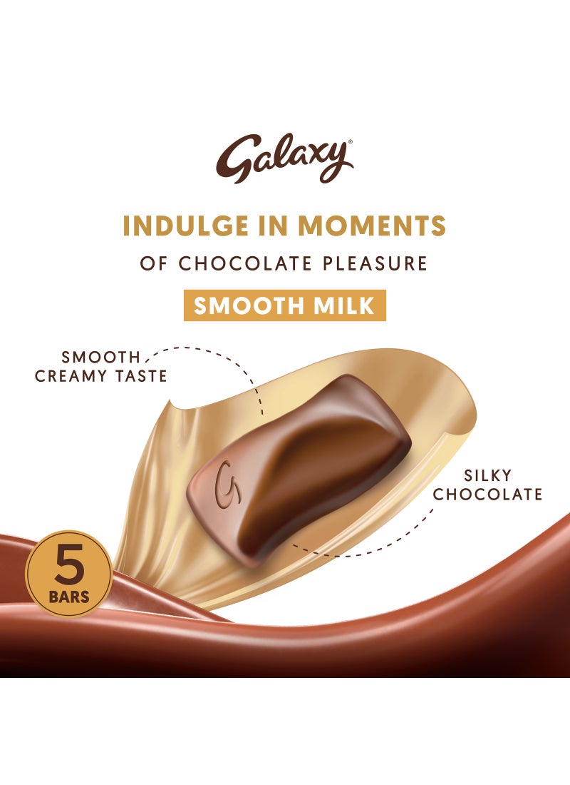 Galaxy Smooth Milk Chocolate, 36g × 5 Pack of 5 - Image 2
