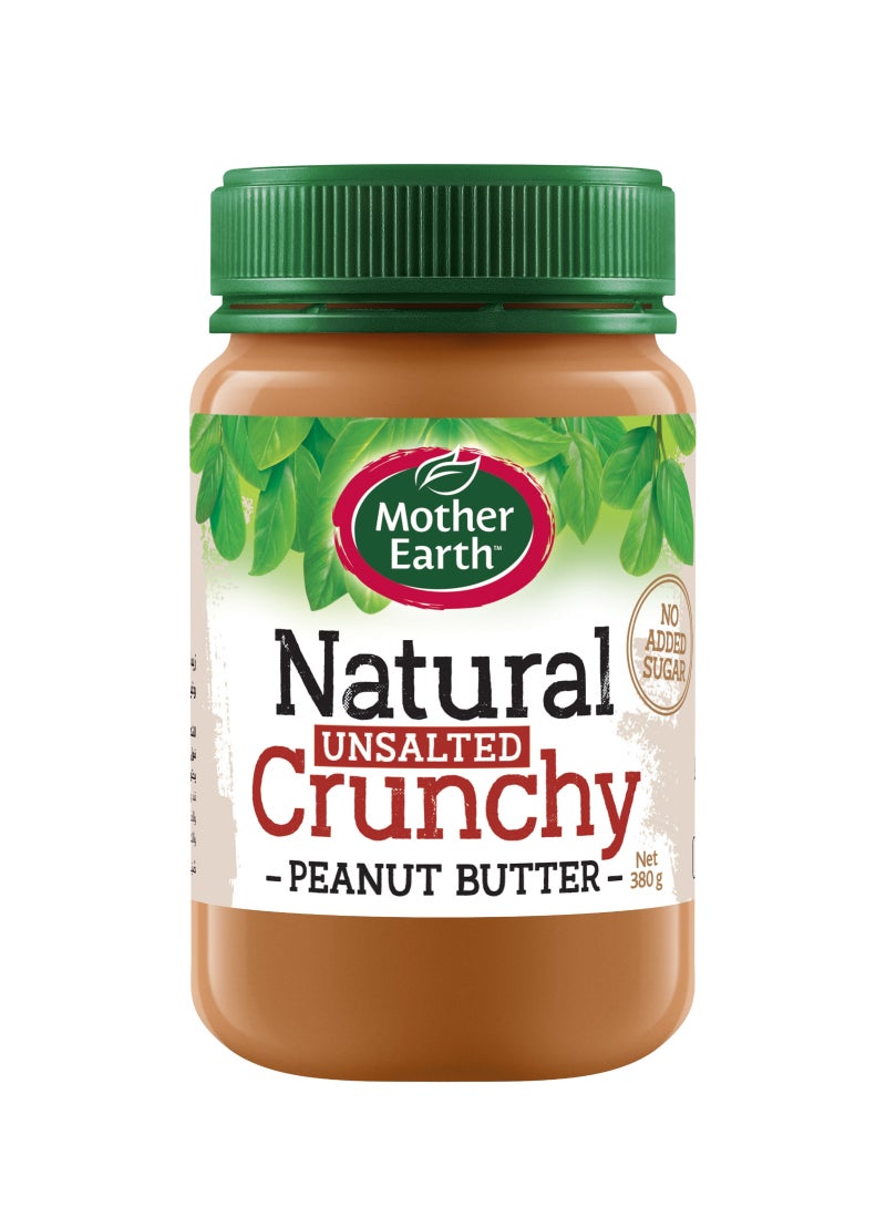 Mother Earth Crunchy Peanut Butter 380grams - Image 1