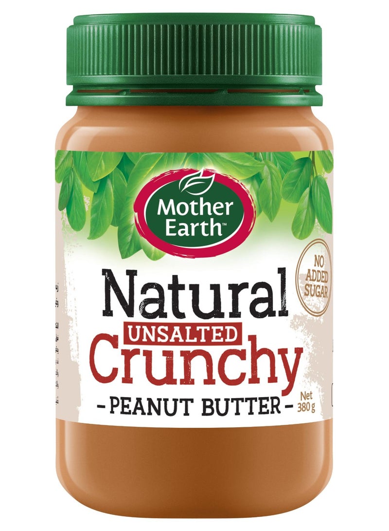 Mother Earth Crunchy Peanut Butter 380grams - Image 1