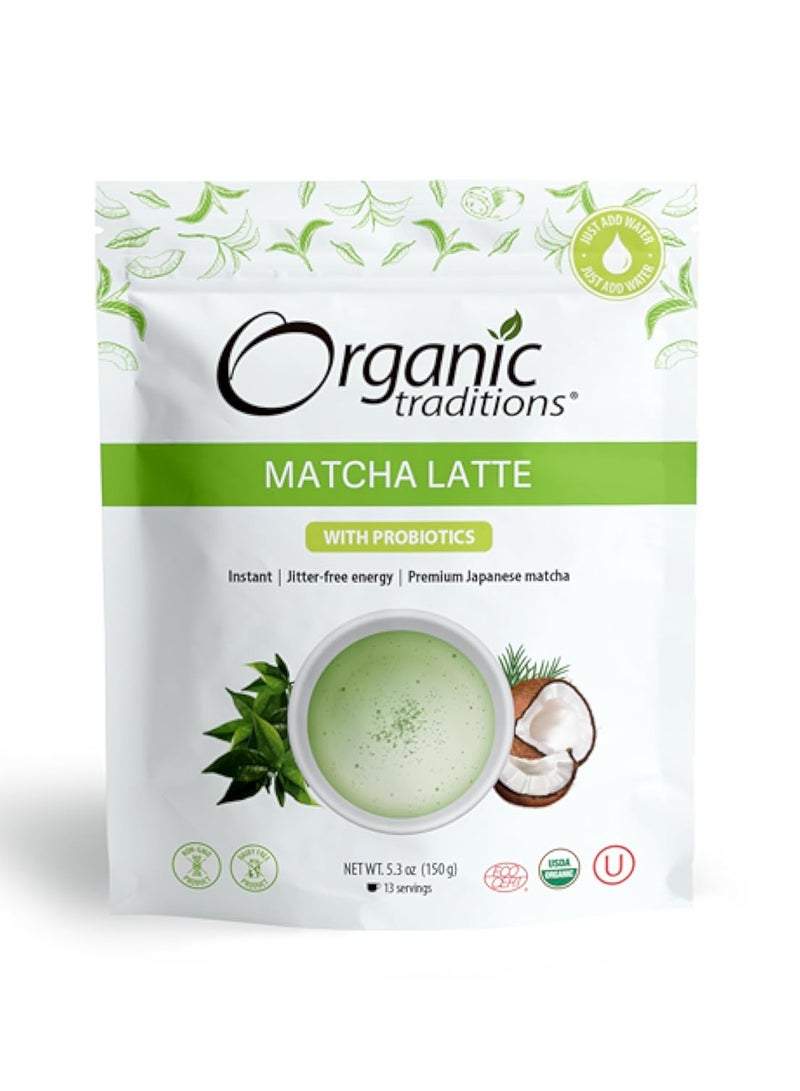 أورجانيك تراديشنز ماتشا لاتيه بالبروبيوتيك 150جرام - Image 1