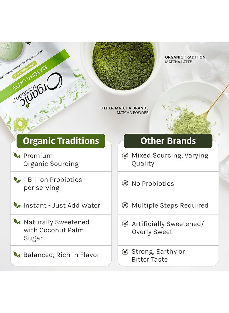 أورجانيك تراديشنز ماتشا لاتيه بالبروبيوتيك 150جرام - Image 3