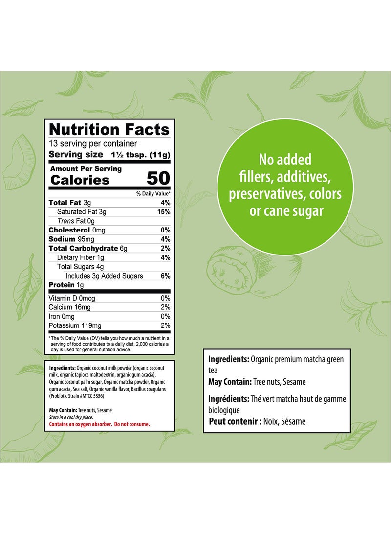 أورجانيك تراديشنز ماتشا لاتيه بالبروبيوتيك 150جرام - Image 2