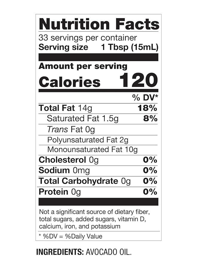 BetterBody Foods Avocado Oil High Smoke Point Neutral Flavor - 500ml 500ml - Image 5