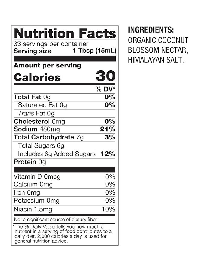 BetterBody Foods Organic Coconut Aminos Soy Sauce Replacement 45% Less Sodium Than Soy Sauce Soy Free Gluten Free 500Ml - Image 4