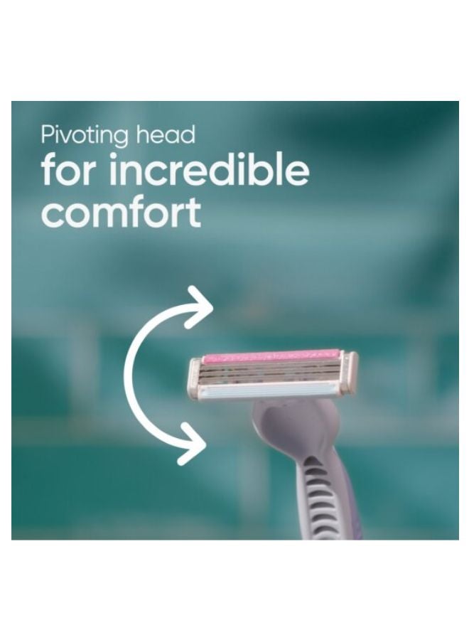 فينوس طقم شفرات حلاقة للاستخدام لمرة واحدة من 6 قطع متعدد الألوان - Image 3