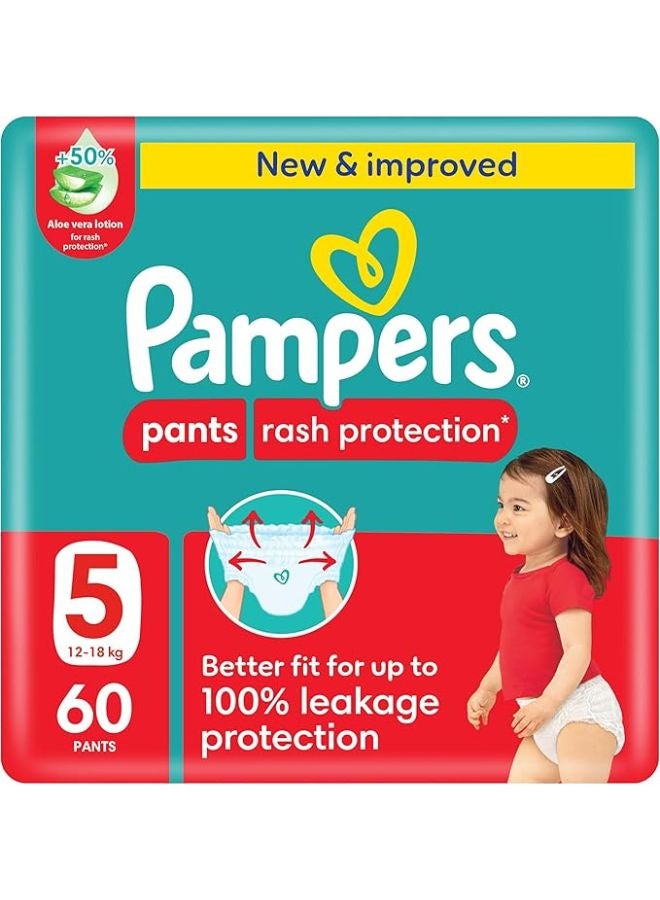 Pants Baby Diapers, Size 5, Junior, 12-18kg, Giant Pack, 60 Pants - pnsku/N34336301A/45/_/1734702543/7ecc4764-635f-46b6-b506-c9fd34e63999