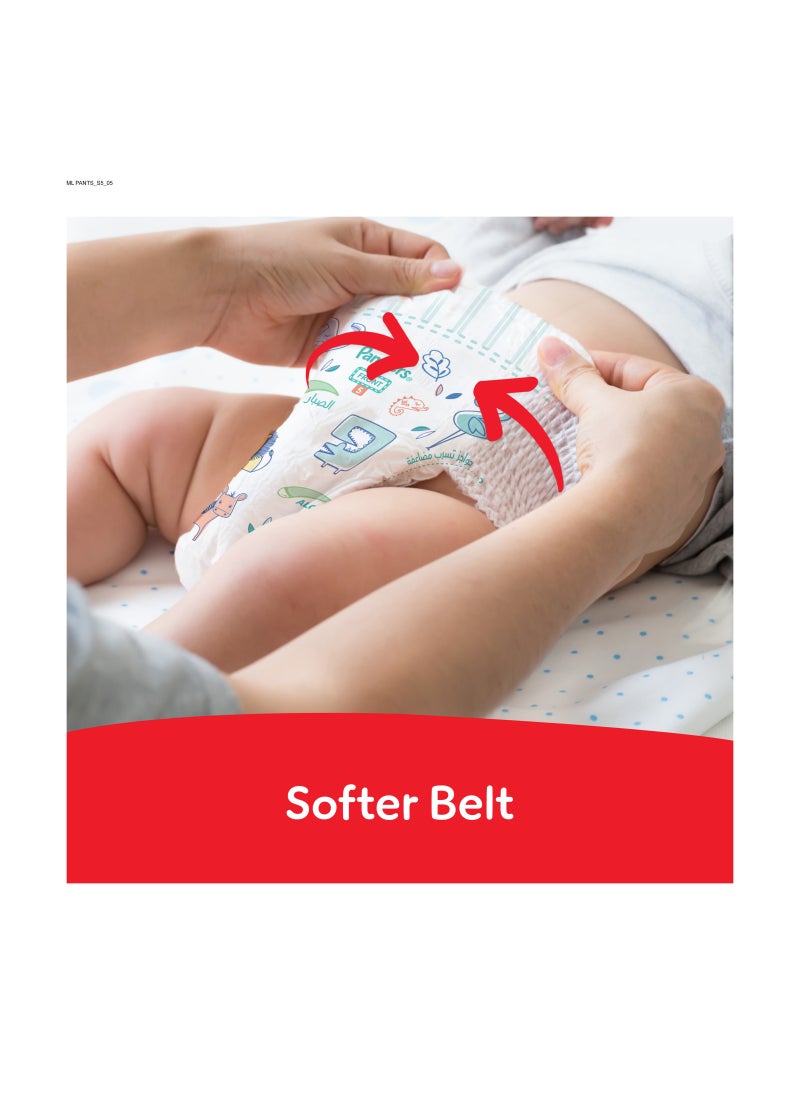 Pampers Pants Baby Diapers, Size 5, Junior, 12-18kg, Giant Pack, 60 Pants - Image 5