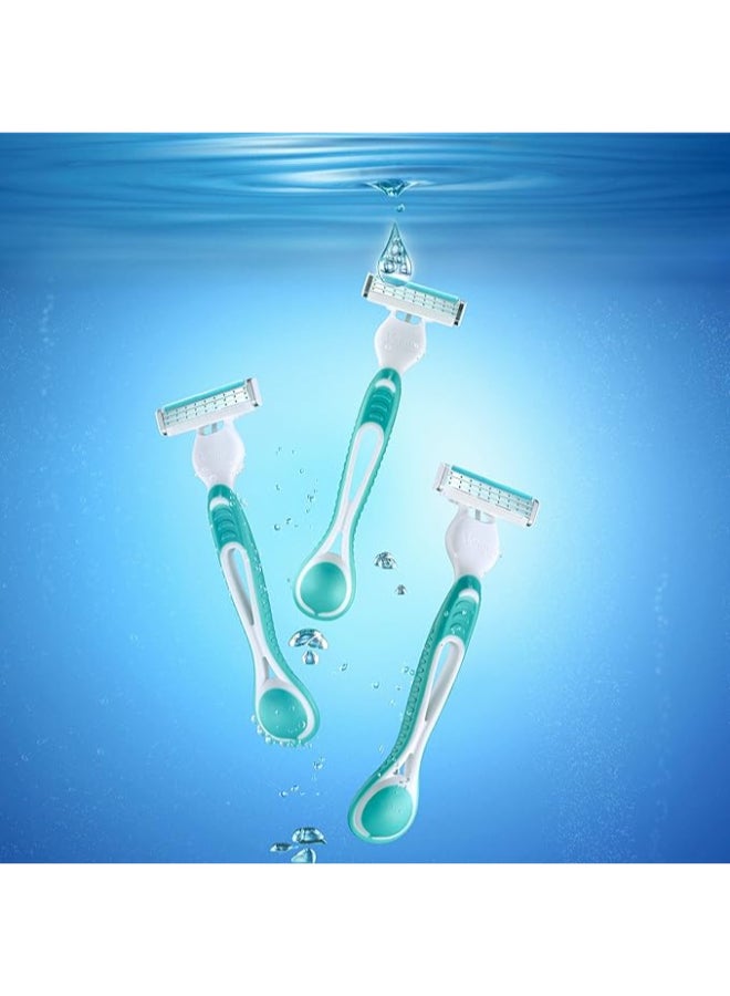 Venus Simply 3 Sensitive Women's Disposable Razors - Image 3