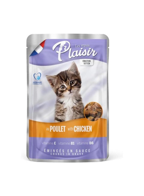 Chicken With Gravy Pouch For Kittens 100grams