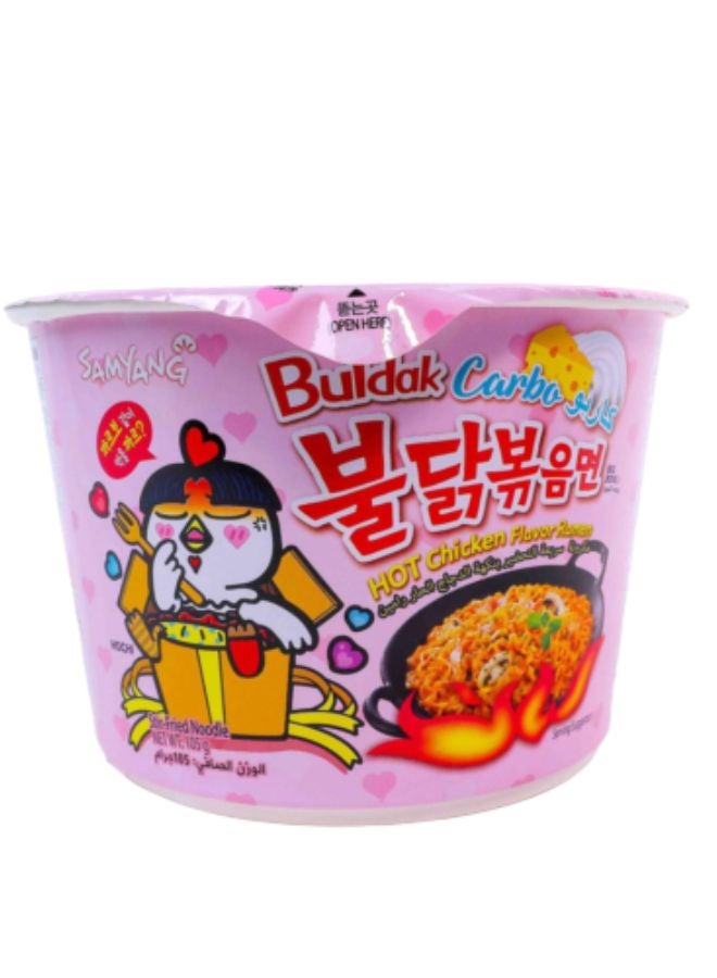 Samyang Buldak Ramen Carbonara Big Bowl 105grams  - Image 1