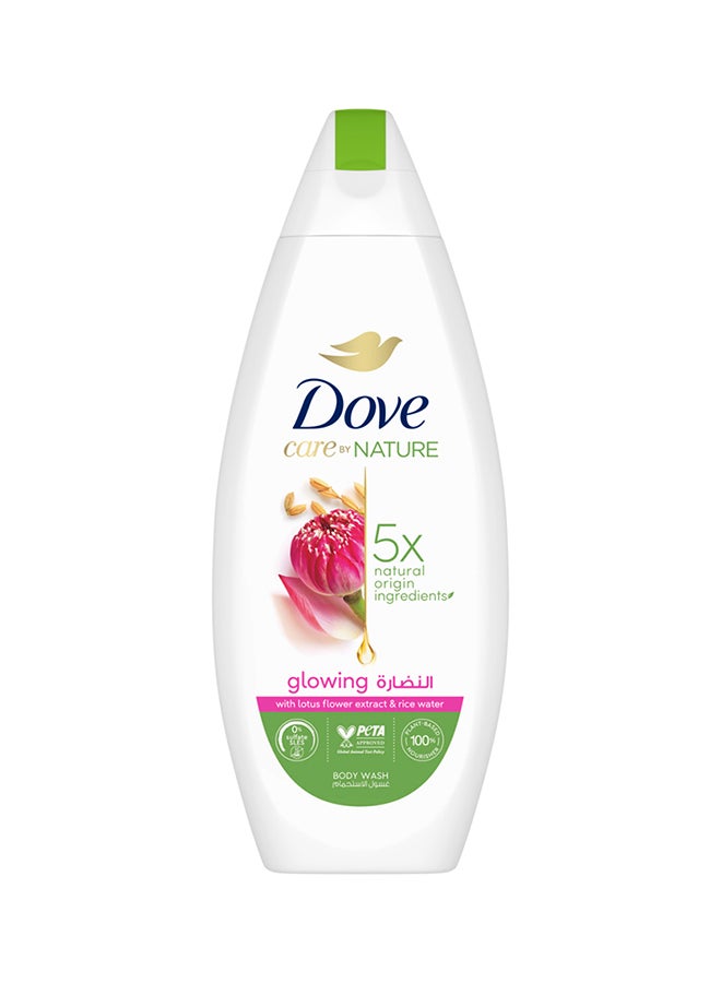 Dove Care By Nature Lotus And Rice Water Glowing Body Wash 250.0ml  - Image 1