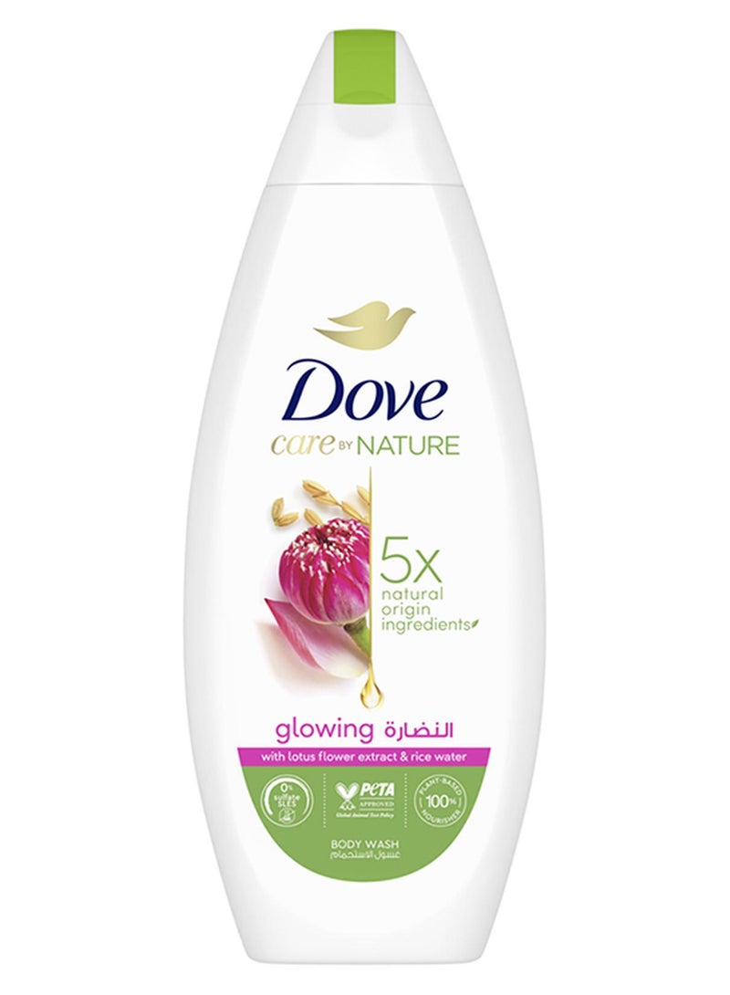 دوف غسول الجسم المتوهج بماء اللوتس ومياه الأرز من كير باي نيتشر - Image 1