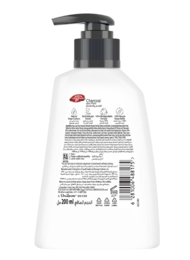 Charcoal And Mint Hand Wash 200ml - pnsku/N34338753A/45/_/1732554866/eae750ee-39ea-41fc-a3d9-bd9b66b9fadb