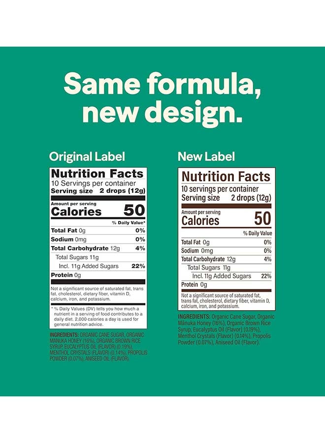 Wedderspoon Org Manuka Honey Drop Eucalyptus 120G - Image 3