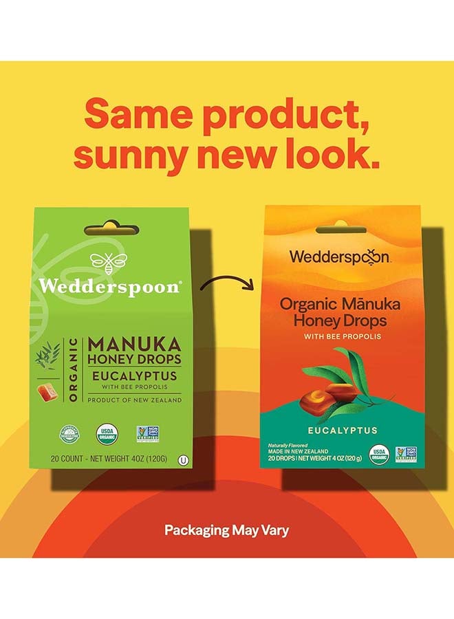 Wedderspoon Org Manuka Honey Drop Eucalyptus 120G - Image 4