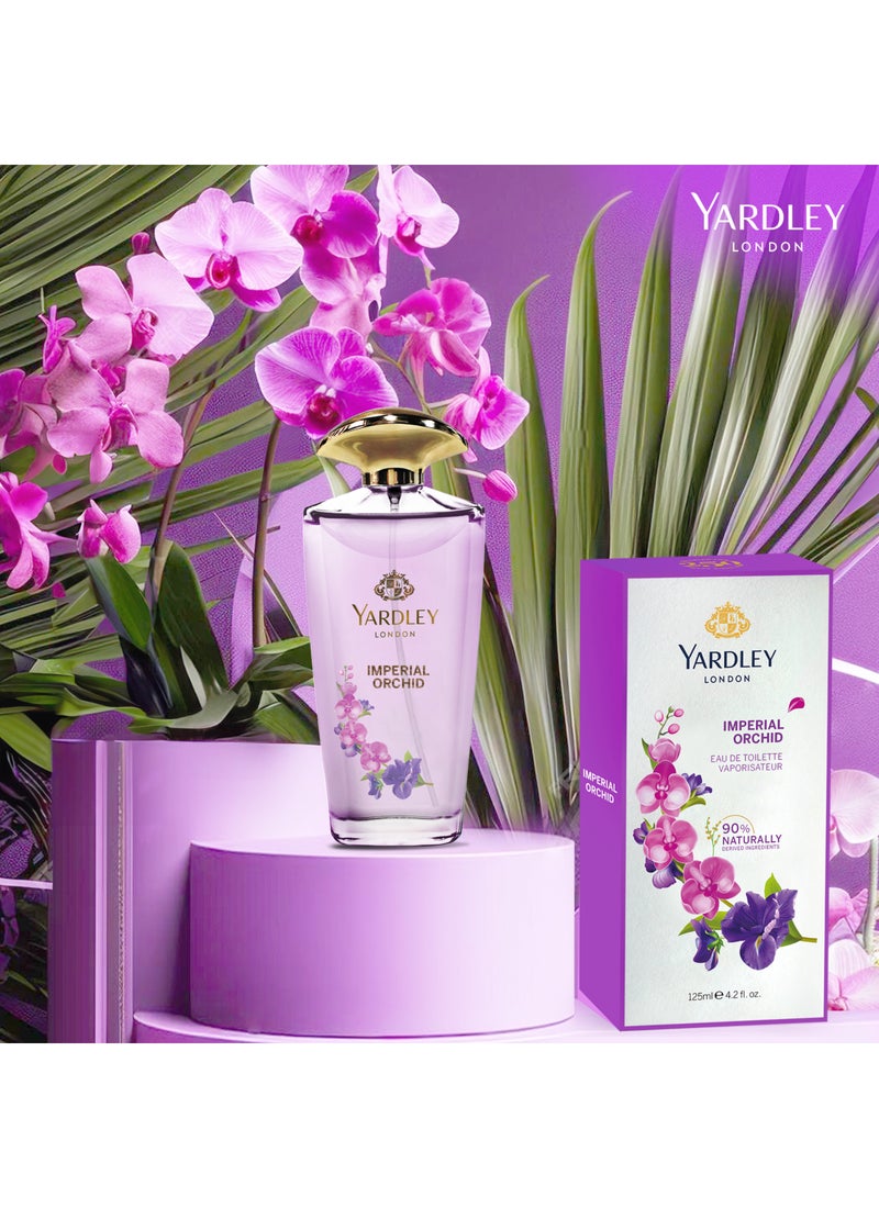 Yardley Imperial Orchid EDT 125ml - Image 2