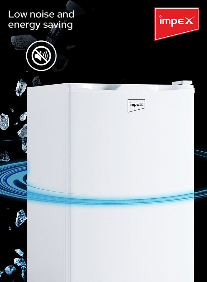إمبكس ثلاجة تبريد مباشر بباب واحد 95 W IMRF 140 فضي  - Image 5