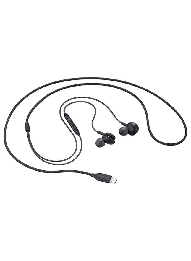 سامسونج سماعات داخلية مع وصلة Type-C لهاتف سامسونج جالاكسي نوت 10/ نوت 10 بلس أسود - Image 1
