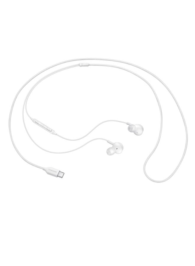 Samsung Type-C In-Ear Earphones White - Image 1