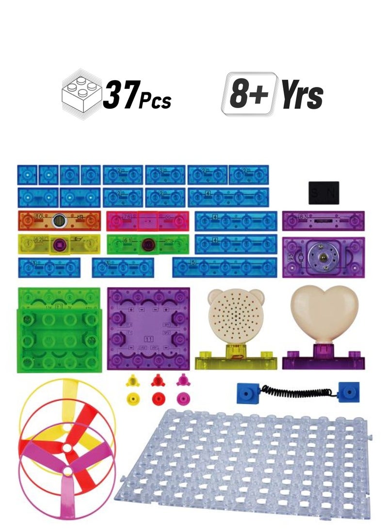 E-Blox EBX115 37-Piece Circuit Blox Building Set EBX115 37 8+ Years - Image 1