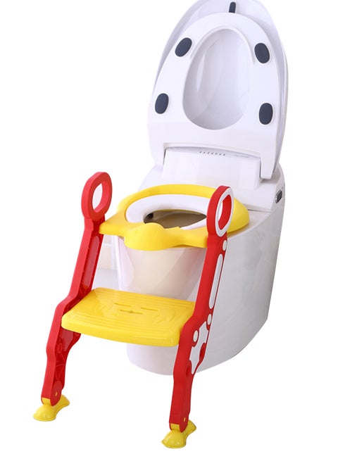 Step Stool Foldable Potty Trainer Seat - Yellow
