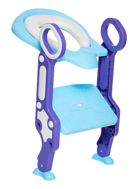 Step Stool Foldable Potty Trainer Seat - Blue