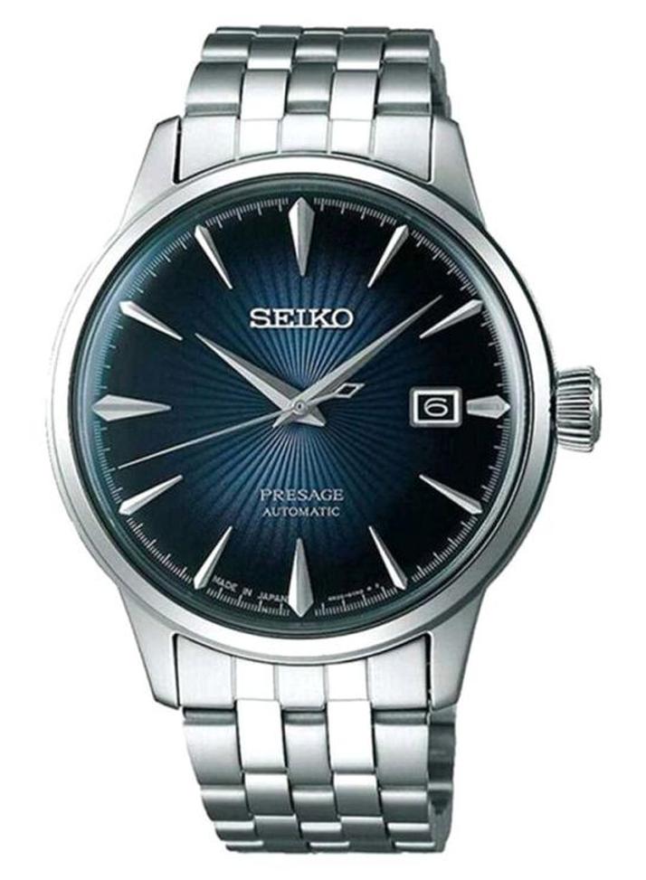 Seiko Men's Presage Water Resistant Analog Watch SRPB41J1 - Image 1