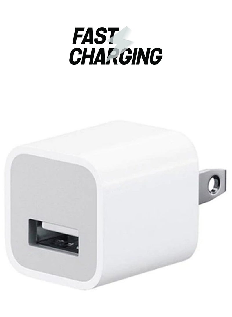 Wall Charger Travel Adapter White