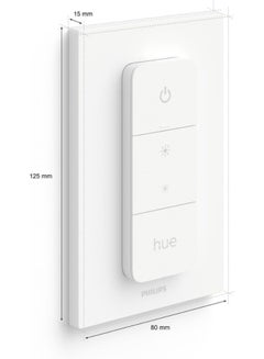 Philips Hue Dim Switch White 11x92x35cm  - Image 3