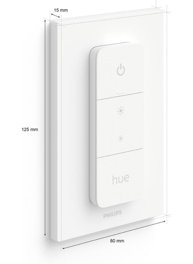 Philips Hue Dim Switch White 11x92x35cm  - Image 3